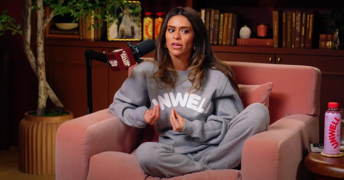 'Bachelorette' Taylor Frankie Paul sitting on chair talking