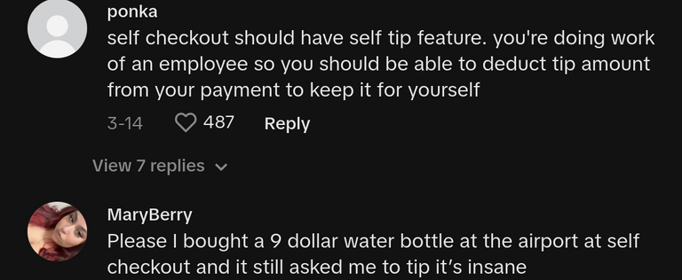 Customer Asked to Tip at Self Checkout Kiosk