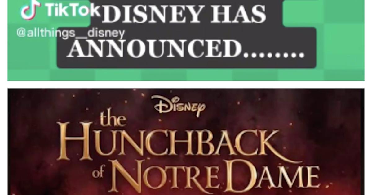 Is the 'Hunchback of Notre Dame' Live Action Cast List Real?