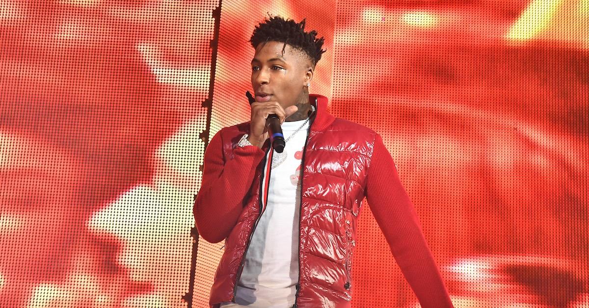 Rapper NBA YoungBoy performs onstage during Lil Baby & Friends concert