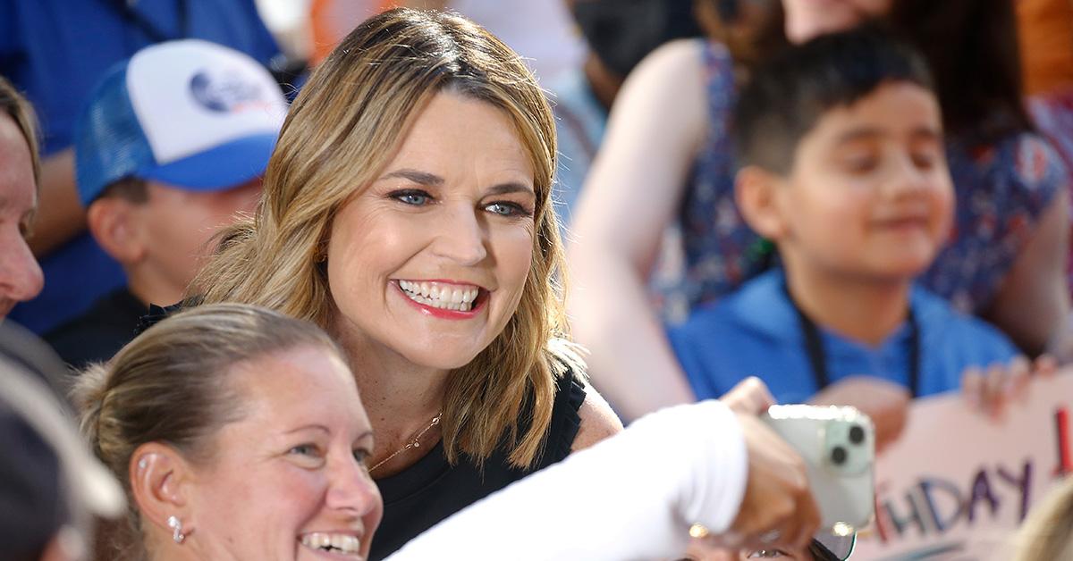 Savannah Guthrie taking a selfie in New York City. 