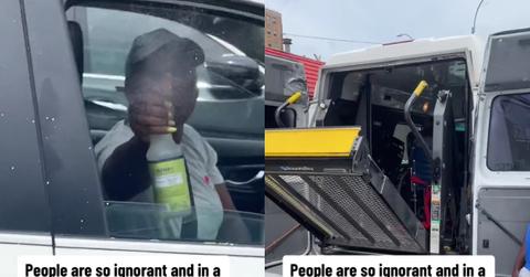 Woman Parks Behind Wheelchair Accessible Van, Won’t Move