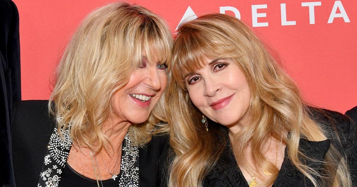Christine McVie and Stevie Nicks. SOURCE: GETTY IMAGES
