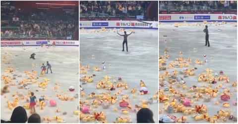 Why Do They Throw Stuffed Animals in Ice Skating? The Reason