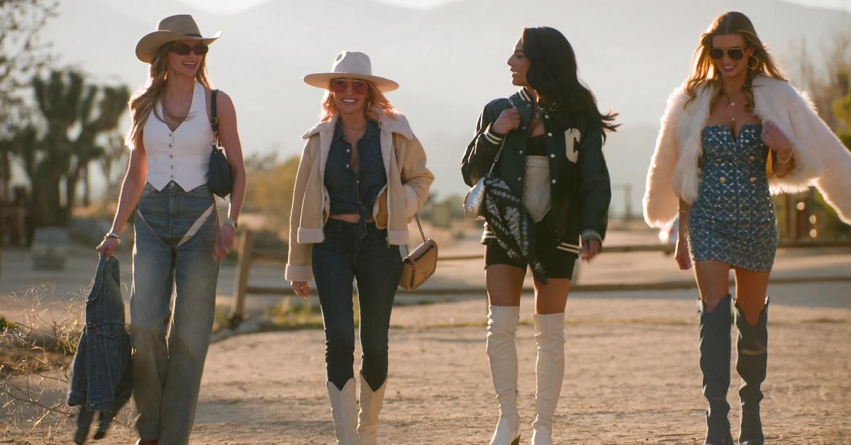 Alanna, Mary, Amanza, and Nicole at Pioneertown on 'Selling Sunset.'