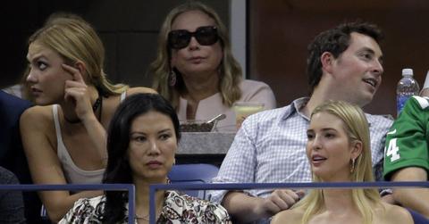 Karlie Kloss and Ivanka Trump sitting near each other