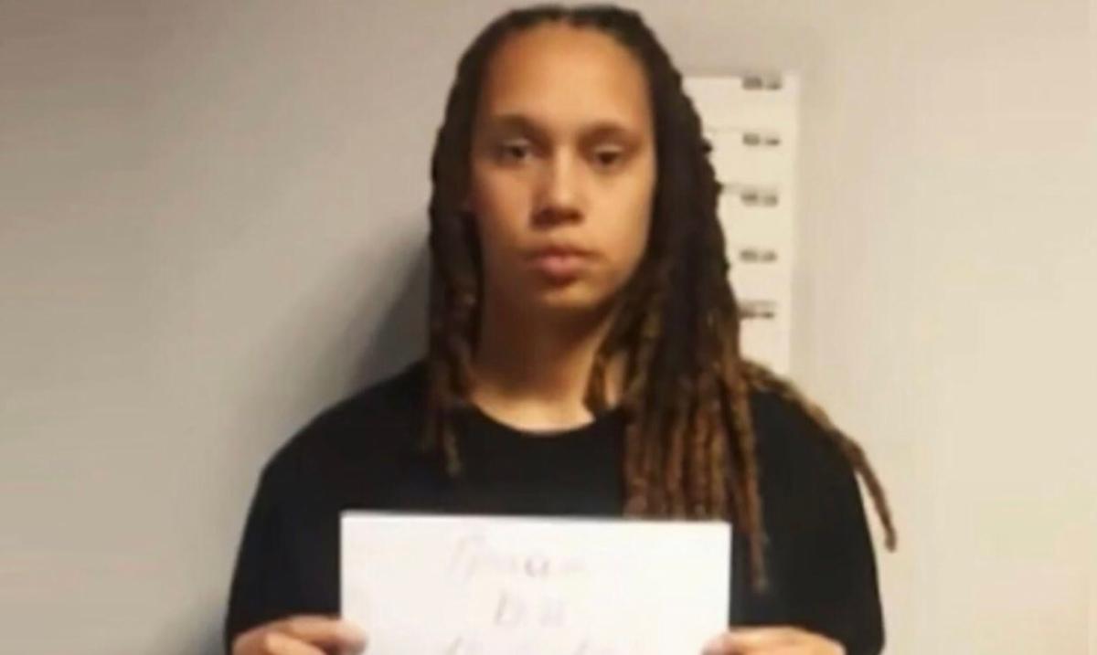 Brittney Griner Russian arrest photo