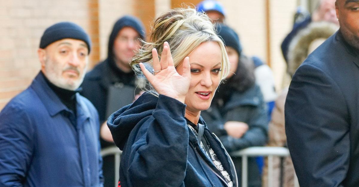 Stormy Daniels departs 'The View' studios on March 21, 2024, in New York City