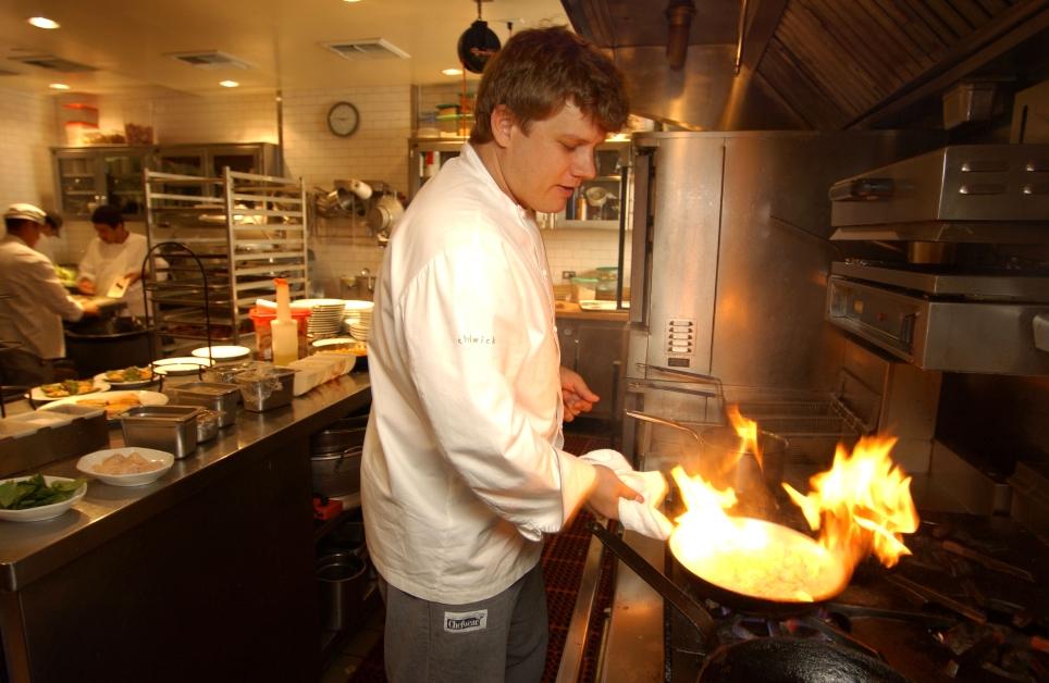 Harrison Ford's eldest son, Benjamin, works as a chef.