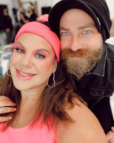 Whitney Thore and Lennie