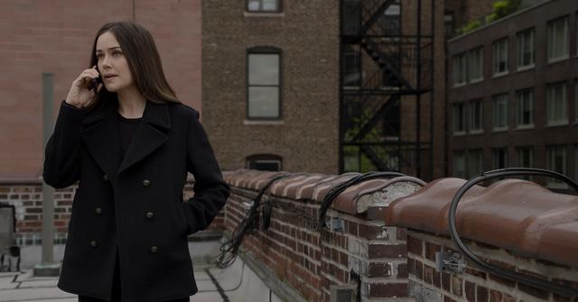 Liz Keen on the phone in 'The Blacklist' Season 8