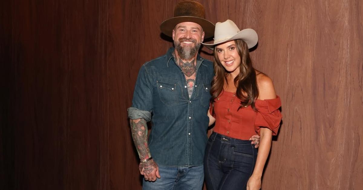 Zac Brown and his wife as an Uber promotional event.