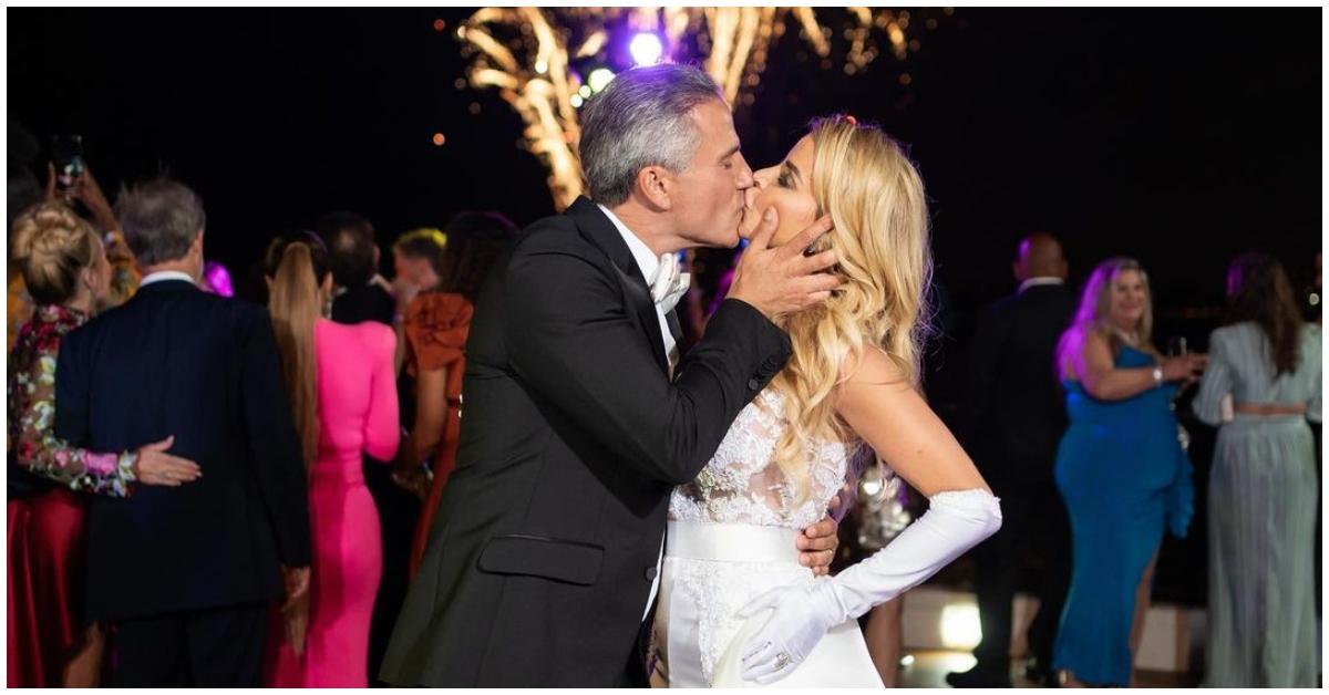 (l-r): Todd and Alexia Nepola at their wedding 