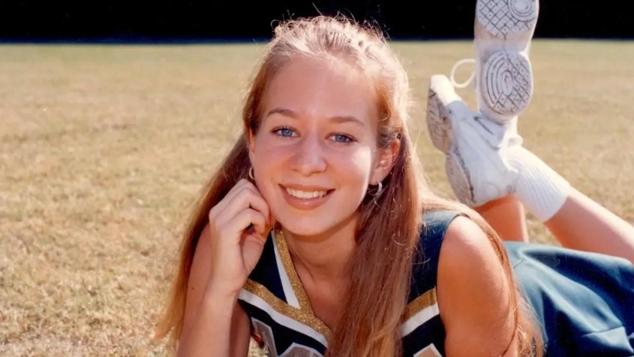 Natalee Holloway wearing a cheerleading uniform