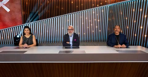 Nilou Motamed, Andrew Zimmern, and Danny Trejo from 'Iron Chef: Quest for an Iron Legend'