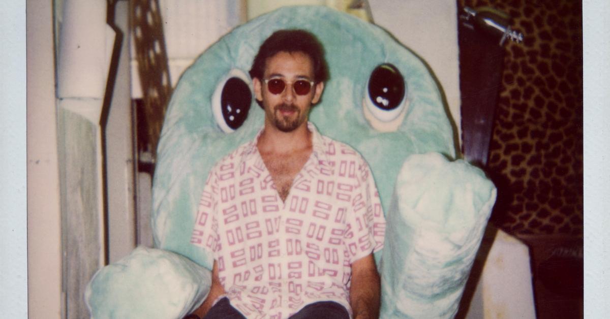 Paul Reubens on the set of 'Pee-wee's Playhouse'