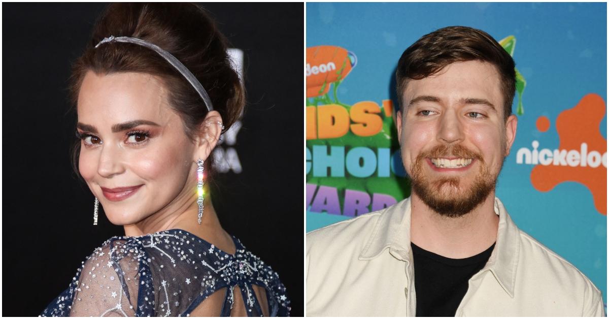 Rosanna Pansino and MrBeast at separate events.