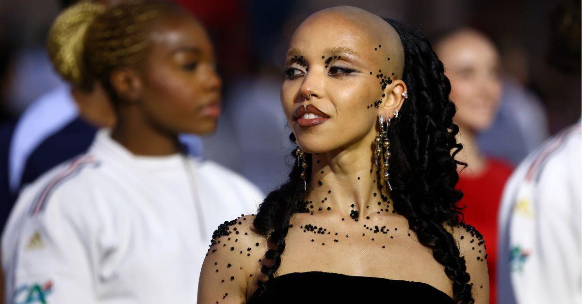  FKA twigs performs during Vogue World: Paris at Place Vendome