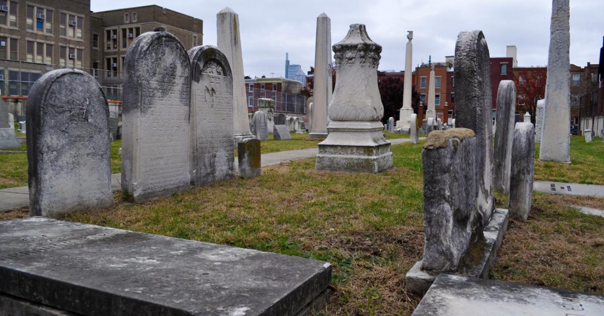 A cemetery