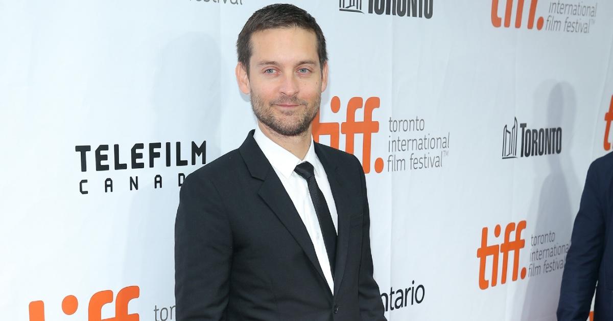 Tobey Maguire attends TIFF.