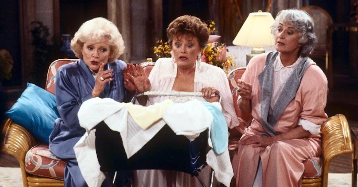 Rue McClanahan, Betty White, and Bea Arthur in 'Golden Girls'