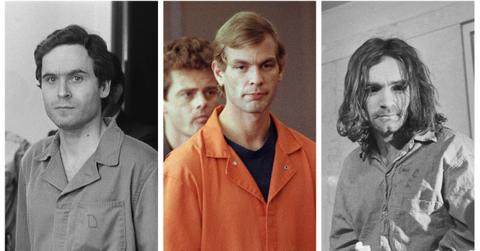 Ted Bundy, Jeffrey Dahmer, and Charles Manson