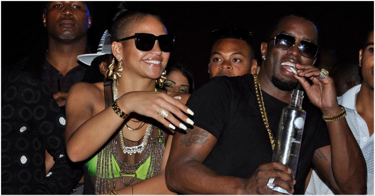 Old photo of Sean Diddy Combs at a party
