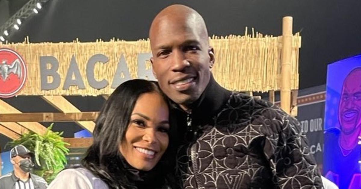 (l-r): Sharelle Rosado and Chad Ochocinco