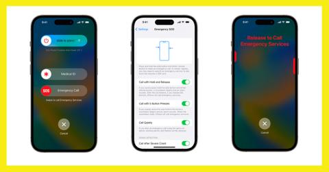 iPhone Emergency SOS mode.