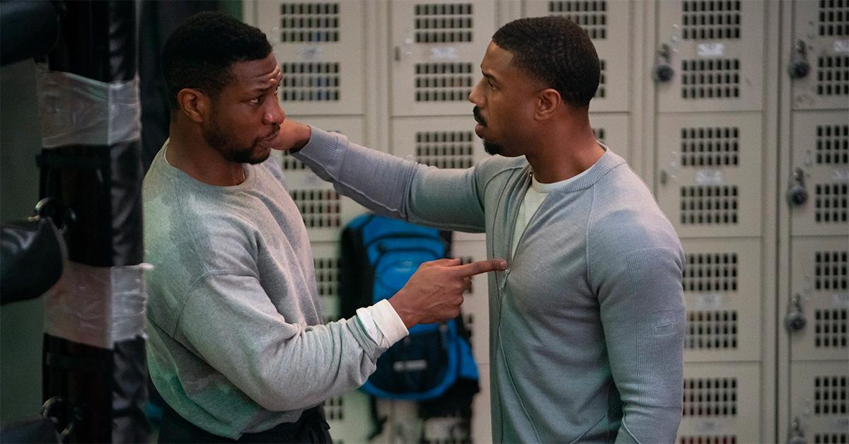 Michael B. Jordan and Jonathan Majors in Creed III