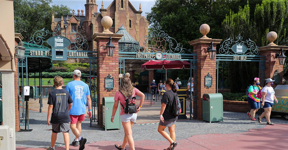 The Haunted Mansion in Walt Disney World. 