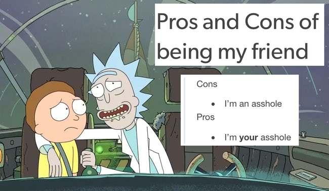 rick and morty memes