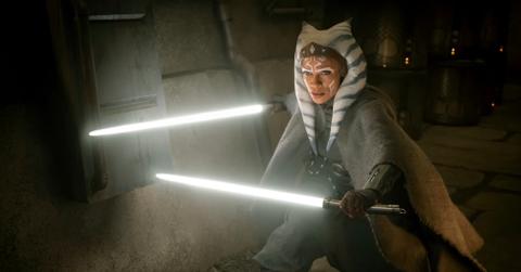 Rosario Dawson as Ahsoka Tano.