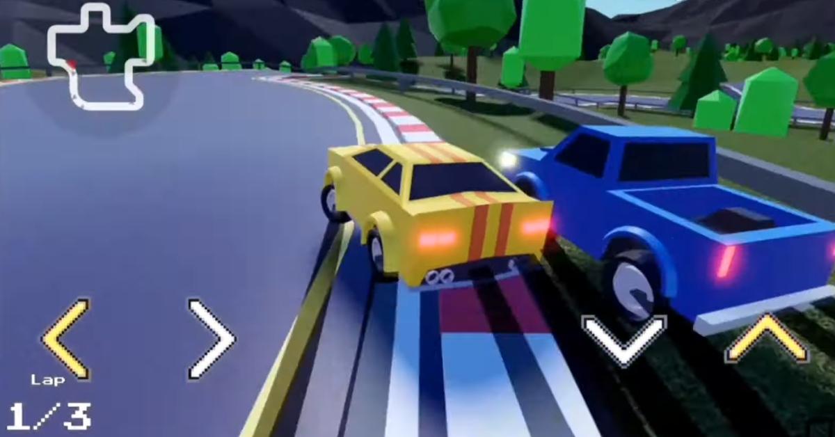 Geoffrey James plays Roblox on mobile