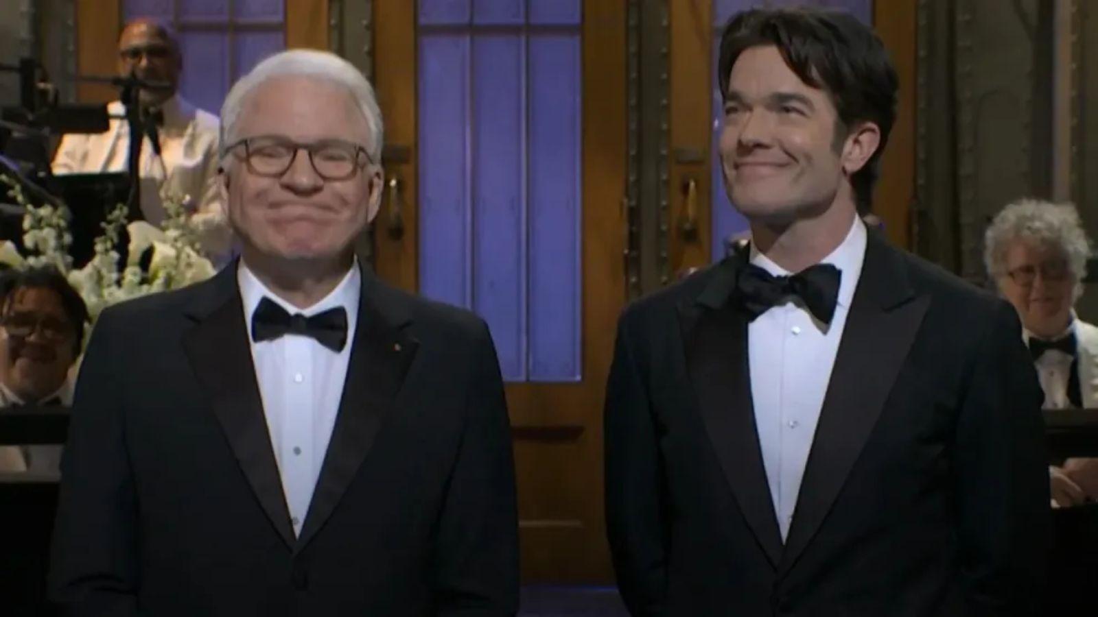 Steve Martin and John Mulaney at 'SNL50.' 