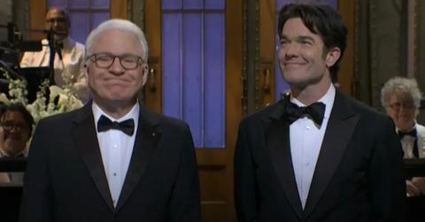 Steve Martin and John Mulaney at 'SNL50.'