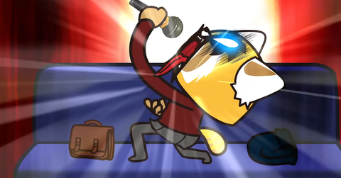 Retsuko in 'Aggretsuko'