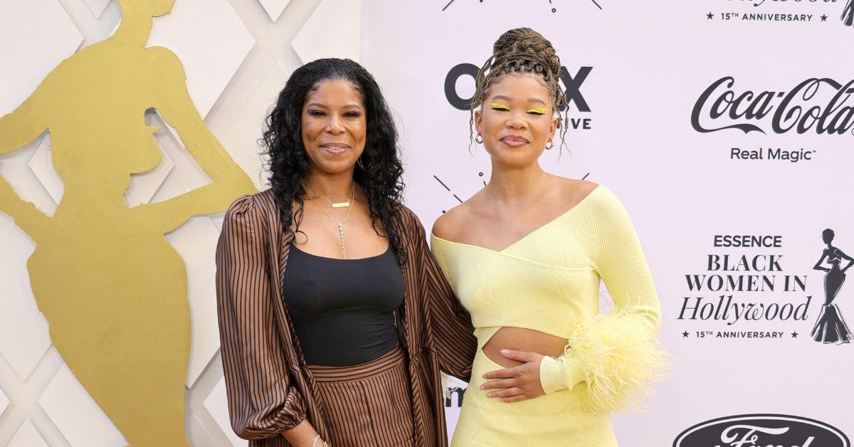 (l-r): Robyn Simpson and daughter Storm Reid at the Essence Black Women in Hollywood event.