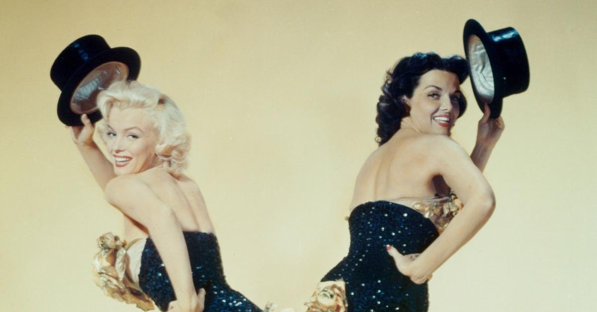 Marilyn Monroe and Jane Russell in 'Gentlemen Prefer Blondes.'