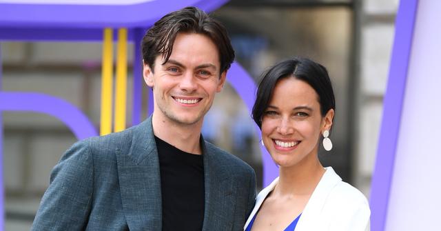 Freddy Carter and his wife, Caroline Ford attend the 2023 Royal Academy of Arts Summer Preview Party.