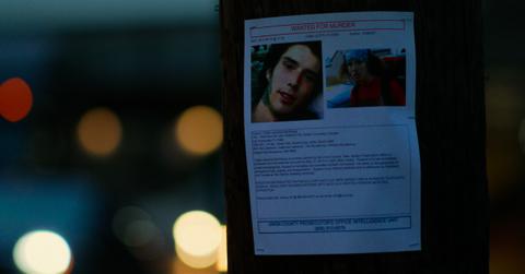 A wanted poster for the Hatchet Wielding Hitchhiker