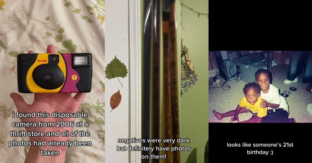 A Thrifted Disposable Camera Was Found Full of Family Photos