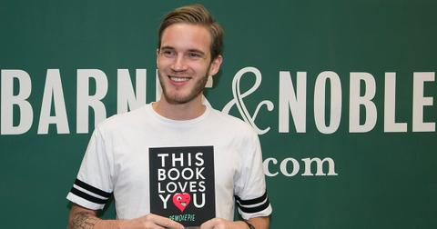 PewDiePie at a book event for his book 'This Book Loves You.'