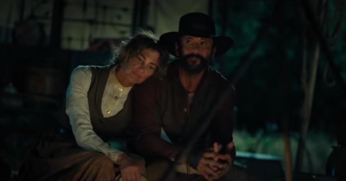 Faith Hill as Margaret and Tim McGraw as James Dutton in '1883'