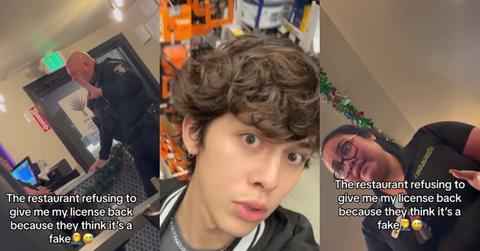 Restaurant Thinks ID Is Fake, Hashes It Out With Cop