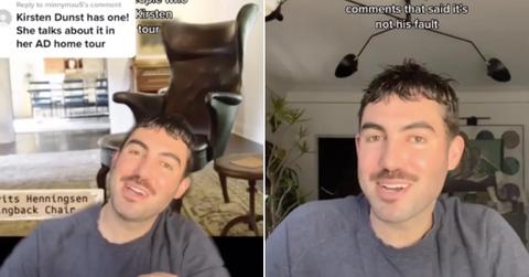 Justin Miller discussing his $85,000 chair