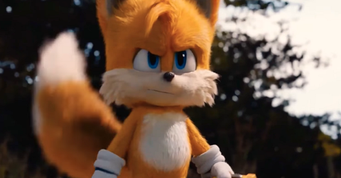 Tails in the 'Sonic the Hedgehog' film