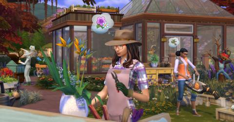 'The Sims 4' gardening