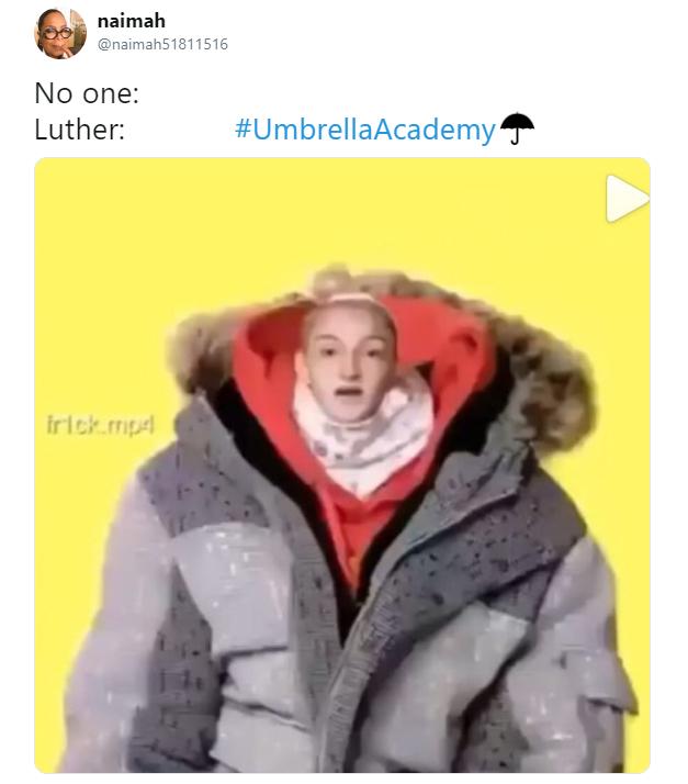 luther umbrella academy body meme