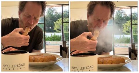 Churro explodes as TikTok video rolls